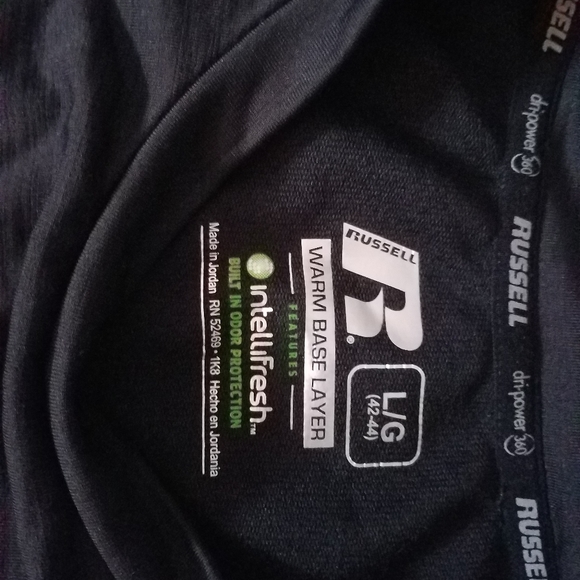russell warm base layer